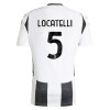 Oficiální Fotbalový Dres Juventus Locatelli 5 Domácí 2024-25 pro Děti